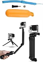 Kit Bastão 3 Way 3 Formas Para Câmeras GoPro e SJCam + Bastão de Mão Flutuador