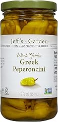Jeff's Garden, Peperoncini Grrek Golden Whole, 12 Ounce