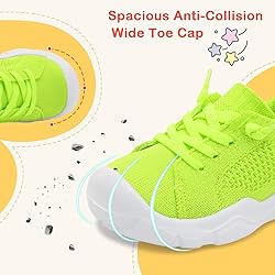 LeIsfIt Toddler Shoes Girls Boys Wide Sneakers Kids