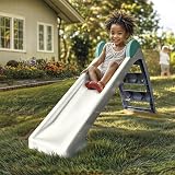 Dolu Kids Slide Indoor Outdoor White with Grey Steps Toddlers 2+ view 2