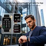 LETSACTIV Smart Watch 1.91" Touchscreen Fitness Tracker Bluetooth Calls view 2