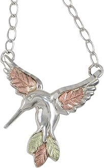 Black Hills Gold Hummingbird Pendant 
