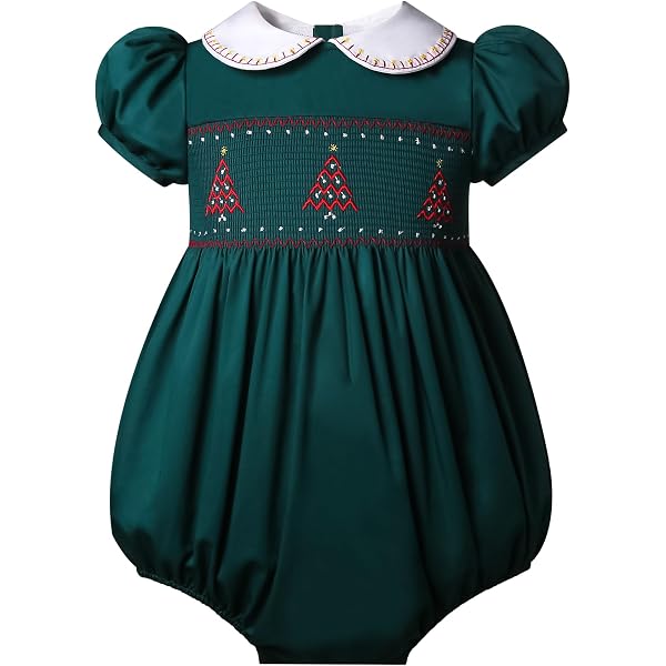 white christmas dresses Ornament Smocked Dress 18 Month