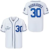 Youth #30 Sandlot Benny The Jet Rodriguez Movie Kids Baseball Jersey Stitched Christmas Summer