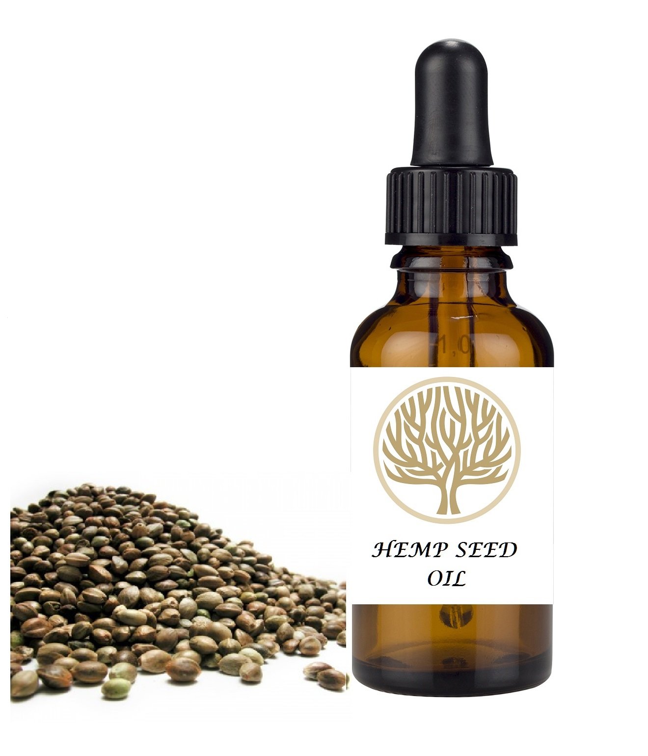100% NATURAL Hemp Seed Virgin Oil. high in Omega fatty acids and proteins. (30ml)