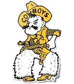 University Of Wyoming Cowboys Alternate Logo - Die Cut Laminated Vinyl Decal