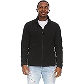 Swiss Alps Mens Full Zip Performance Polar Fleece Jacket Sweatshirt with Pockets