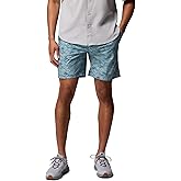 Columbia Mens PFG Rambler Printed Water Short, Crushed Blue Pez Gallo, Small x 8