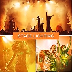 Gonhom 2 Pack A19 LED Orange Light Bulb,9 Watt