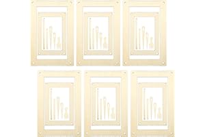 Thyle 6 Sets Weaving Loom Kit for Beginners, Wooden Frame Loom Set with Needles & Tools, 5.3 x 7.8'', 7.9 x 11.8'' for DIY Wa