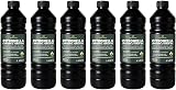 CUQOO 1L Citronella Lamp Oil for Garden Torches 6 Pack Insect Repellent