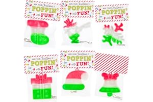 FUNETA 30 Pack Bulk for Students, Christmas Pop It Fidget Toys, for Kids Classroom, Prizes, Stocking Stuffers, Office Gifts, and popit Party Favors - Goody Bag Stuffers and Christmas Goodies