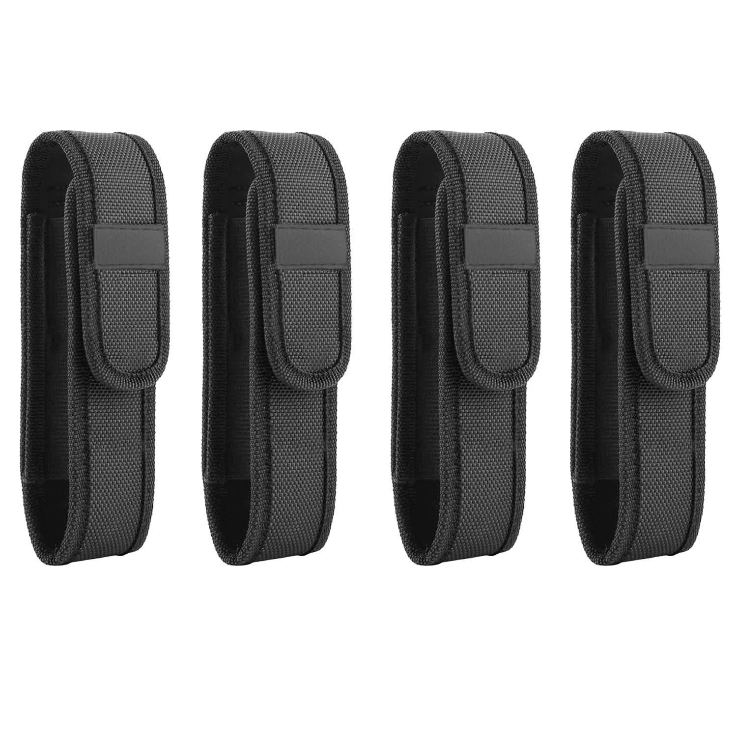 4-Pack Flashlight Holster Carry Case 