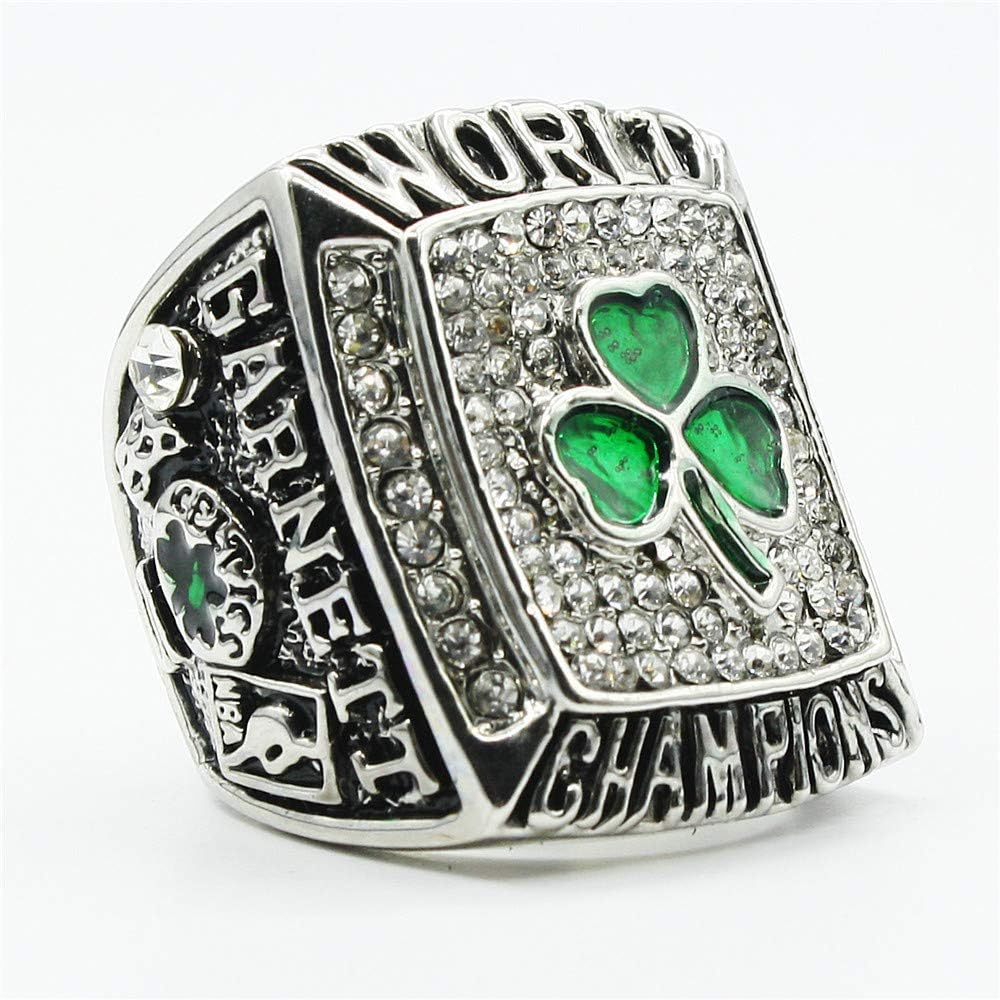 Sentoo 2008 Celtics Championship Ring Basketball Garnett Championship Ring Replica Silver