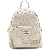 Loungefly x DC Comics Wonder Woman 1984 Cosplay Mini Backpack (One Size, Gold)