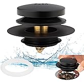 Artiwell Universal Tip Toe Bath Drain Stopper and Cover, Bathtub Drain Stopper, Replaces Lift and Turn, Tip-Toe and Trip Leve