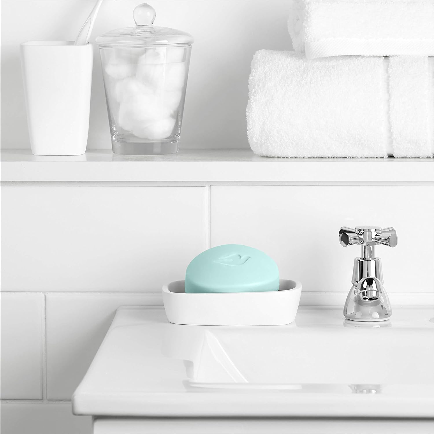 Dove go fresh Beauty Bar for Softer Skin Cucumber and Green Tea More Moisturizing than Bar Soap 3.75 oz 6 Bars : Bath Soaps : Beauty