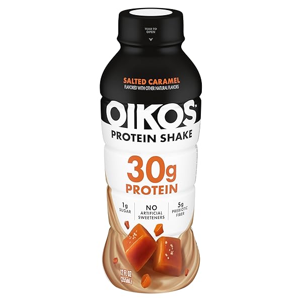 OIKOS PROTEIN SHAKE, SALTED CARAMEL, 30G HIGH PROTEIN...