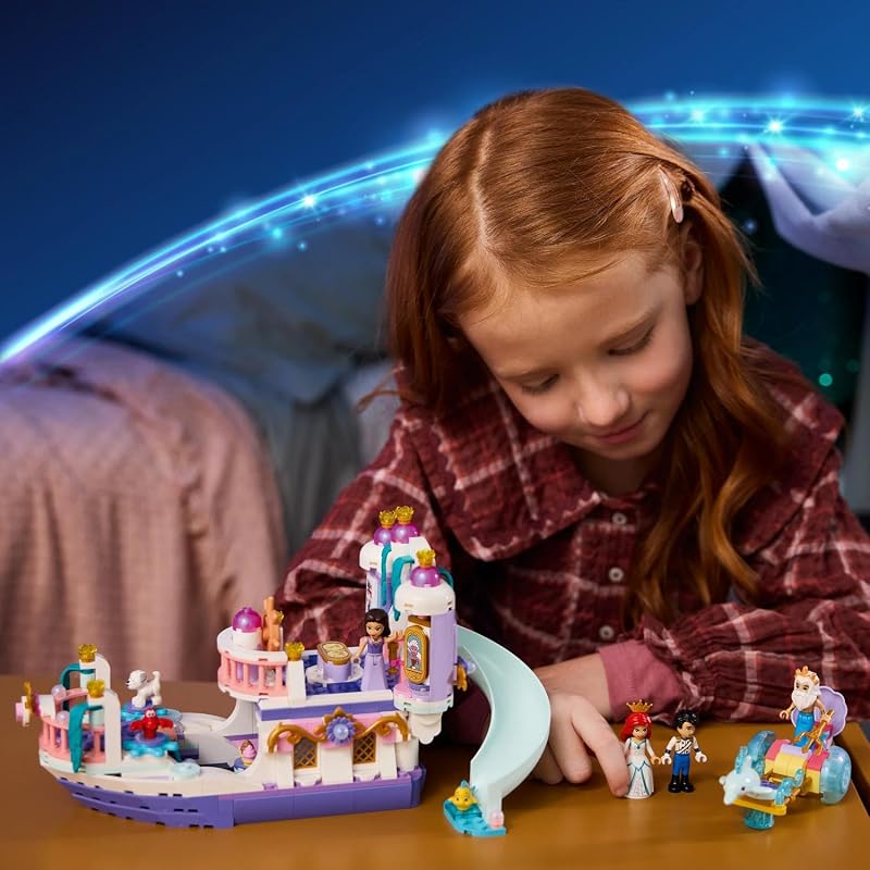 Barco de Casamento Real da Princesa Disney Ariel 43299