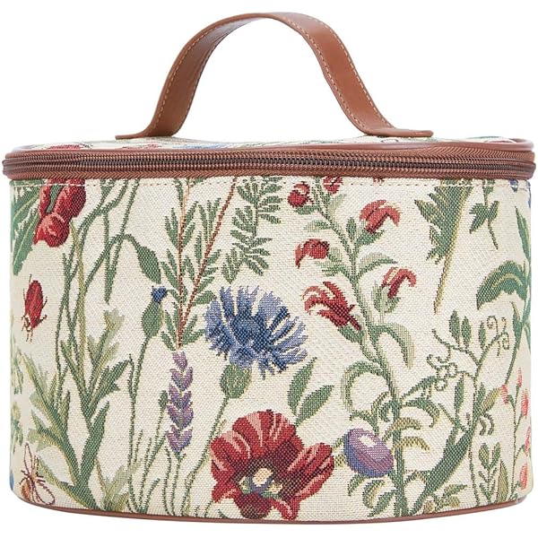 Signare Classic Paddington Bear Woven Tapestry Vanity Travel Toiletries Make Up Cosmetics Multi Purpose Storage Bag Case Box - One Size Measures Approx 9 Inches (W) x 6 Inches (H