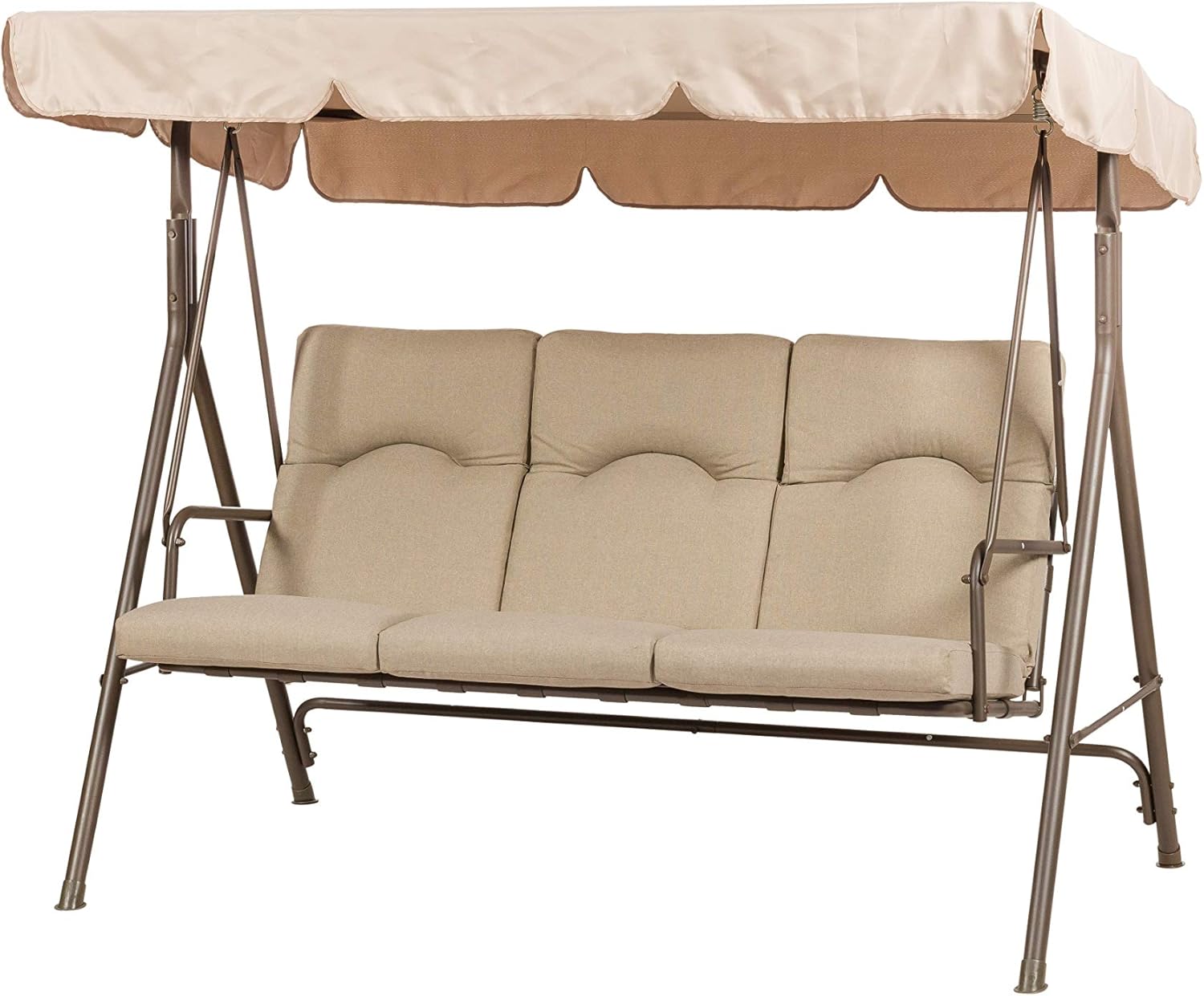 Royalcraft Amalfi Swing Bench, Brown – BigaMart