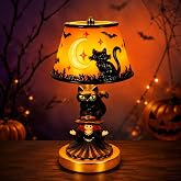 mipintura Halloween Lamp Stained Pumpkin Lamp | USB-Powered Halloween Night Light for Indoor Halloween Decor and Halloween Decorations
