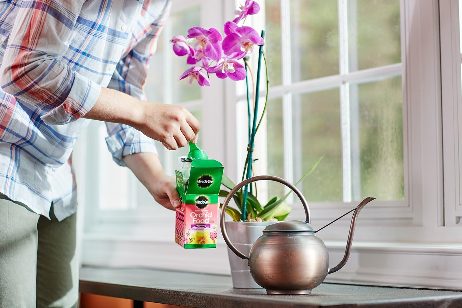Miracle-Gro Water Soluble Orchid Food, 8 oz. : Fertilizers : Garden & Outdoor