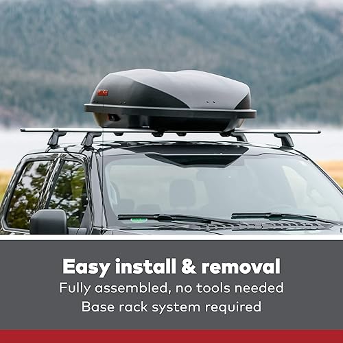 Yakima RocketBox Pro 14 Compact Roof Cargo Box Carrier, 14 Cu Ft