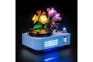 BrickBling LED Light Only, Compatible with Lego Creator 3 in 1 Record Player with Flowers 31172-Not Come with Model