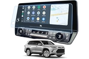 LANGBEAN Anti-glare matte Screen Protector for 2026 2025 2024 Toyota Grand Highlander XLE/Hybrid XLE/Limited, 12.3" HD Clear Tempered Glass Navigation Screen Saver Film for Toyota Grand Highlander Accessories