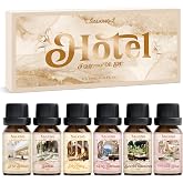 SALKING Hotel Fragrance Oils, Premium Essential Oil for Diffuser for Home | Diffuser Oil for Soap Candle Making Scents, Scented Oil, The Hotel, Santal, My Way, Day Dream, Secret Desires, White Tea