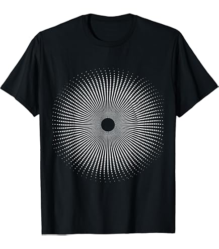 Amazon.com: Chest Optical Illusion Grid T-Shirt : Clothing, Shoes