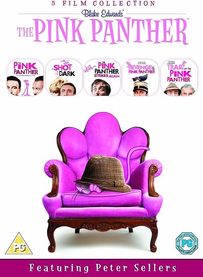 Twentieth Century Fox Pink Panther Film Collection 5 Disc DVD Box Set