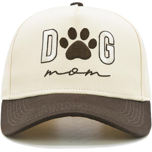Dog Mom Hat for Women, Embroidered Dog Lover Gift  display picture 1
