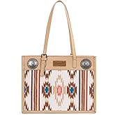 Montana West Wrangler Aztec Shoulder Bag Canvas Top Handle Handbags for Women