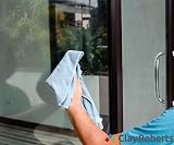 Clay Roberts Microfibre Cleaning Cloths 40x30cm Pack of 10 Blue view 7