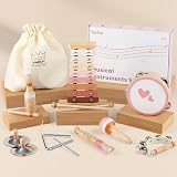 Vanplay 8 in 1 Kids Musical Instruments Xylophone Maracas Wooden Toy view 5
