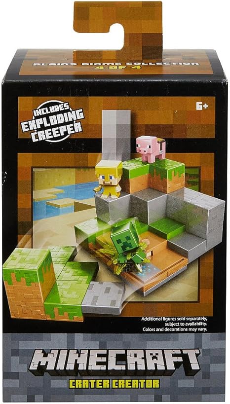 Amazon Minecraft Mini Figure Crater Creator Playset マインクラフト ミニフィギュアクレータークリエーター 並行輸入品 フィギュア ドール 通販