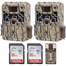 Browning Strike Force Pro DCL Nano Trail Camera Bundle - 26MP With 32GB Card & Reader (2 Pack)