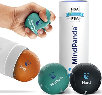 MindPanda Mind & Body Stress Balls 3 Density Bundle 3 Sizes 3-Pack