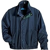 AFC Men’s Nylon Windbreaker Jacket Regular & Big & Tall L to 6X Waterproof Coat (US, Alpha, Large, Big, Tall, Navy)