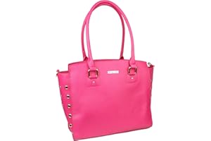 Parisian Pet Dog Purse – Hot Pink Breathable Pets Purse - Fashion Pet Carrier Purse - Leather Purse for Dog Carrying Small and Medium Dogs - Dog Purse Carrier - Adorable Puppy Carrier Handbag