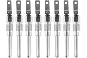 Duramax Glow Plugs,8Pcs/Set Universal Ignition Plug 12563554 Sparking Glow Plug Car Replacement Fit for 6.5L 6.2L Car Replace