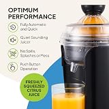 Fridja f800 Automatic Citrus Juicer Machine 50W 400ml Black Stainless view 3
