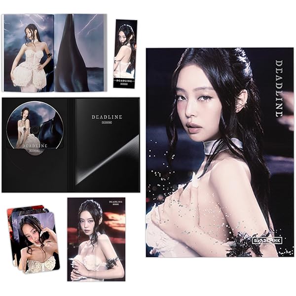 BLACKPINK JENNIE Album [SOLO] CD + Photobook + Lyrics Postcard +