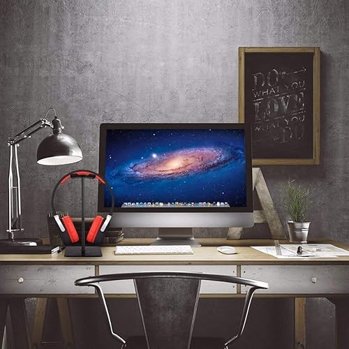 YouCut Headphone Stand, Universal Aluminum Holder Showing Display