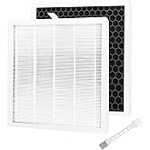 2 Pack E-300L Replacement Filter Compatible with MOOKA E-300L Air Purifier for Large Room, 3-in-1 Filtration System, H13 True Filter