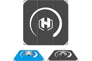 STARTRC PHOTO Drone Landing Pad Foldable 2x3 Fast-Fold, (22in/55cm) Double-Sided Waterproof Launch Pad, Helipad for DJI Mini 4 Pro/Mini 4k/Neo/Mini 3/5pro/Mini 2 se/Avata 2/Flip Drone Accessories, Blue-Gray