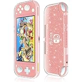 Moxiaomo Protective Case, Liquid Crystal Glitter Bling Soft TPU Cover with Shock-Absorption and Anti-Scratch Protective Case-for Nintendo Switch Lite 2019