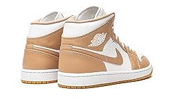 Jordan Mens Air 1 Mid 554724 271 Tan/Gum - Size 14